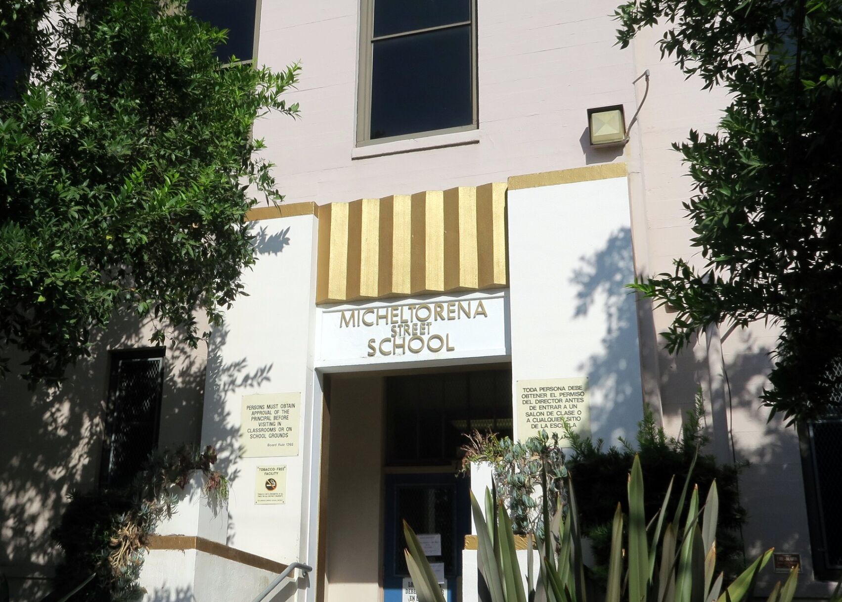 Micheltorena Street School entrance